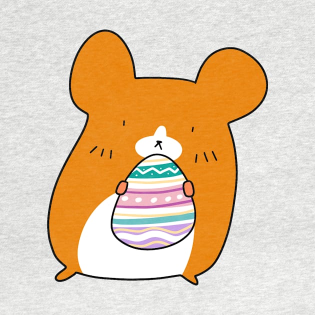 Easter Egg Hamster by saradaboru